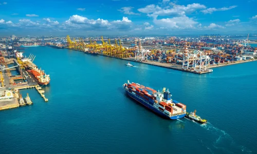 aerial-view-cargo-ship-cargo-container-harbor aerial-view-cargo-ship-cargo-container-harbor